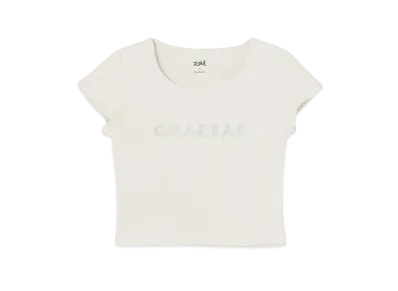 X-Girl Gracias S/S Baby Tee "White"