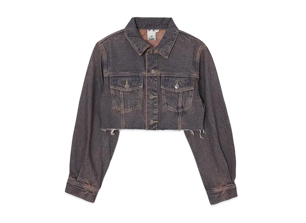 X-Girl Overdyed Denim Jacket "Pink"