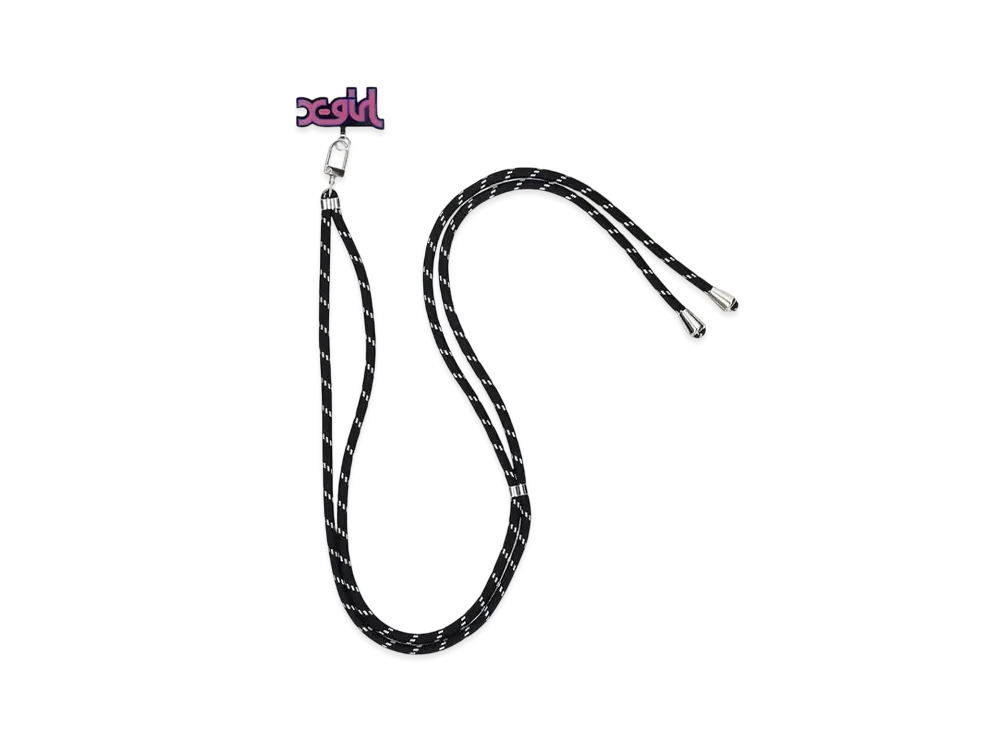 X-Girl Mills Logo Phone Strap "Multi"