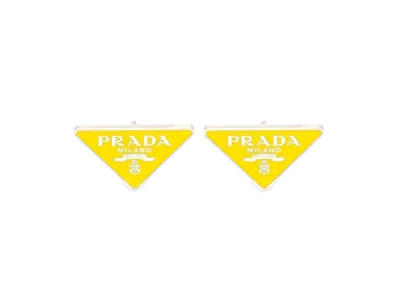 PRADA Prada Symbol Earrings "Yellow"