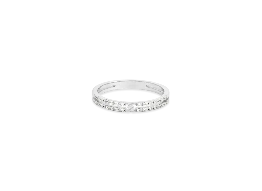 GUCCI Gucci Infinity White Diamond Ring