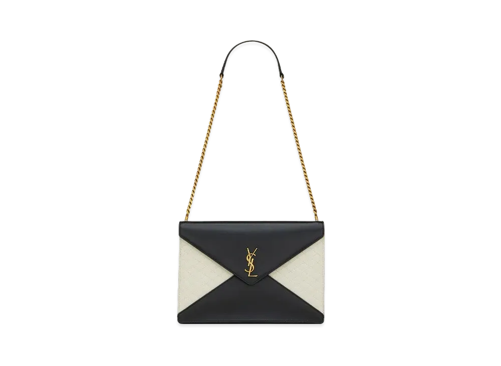 SAINT LAURENT Gaby Chain Bag In Vintage Lambskin "Black"