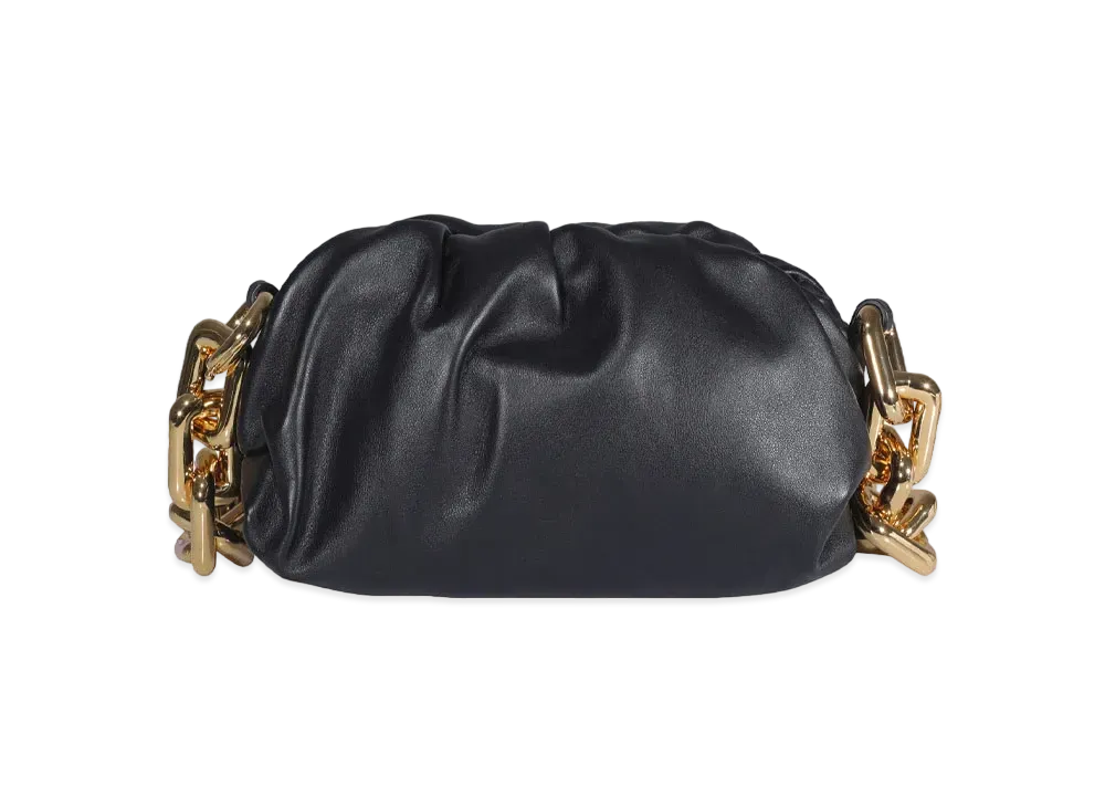 Bottega Veneta Teen Chain Pouch "Black"