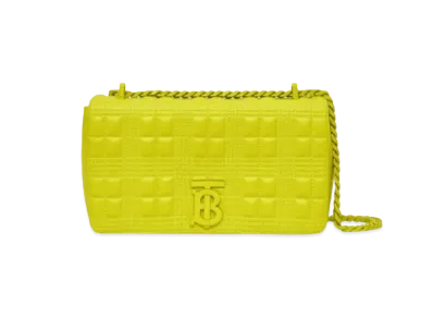 Burberry Small Quilting Lambskin Lola Bag "Vivide Lime"