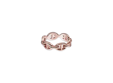 Hermes Chaine D'ancre Enchainee Ring PM "Rose Gold"