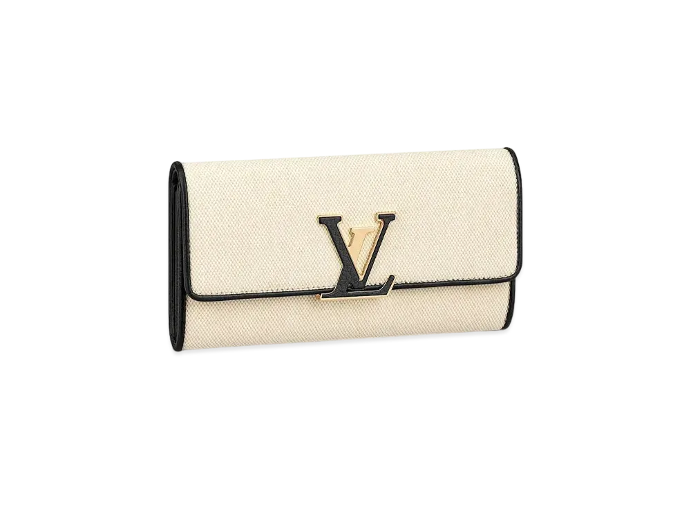 Louis Vuitton Capucines Wallet "Natural"