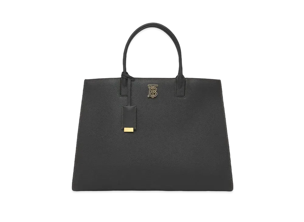 BURBERRY Medium Grainy Leather Francis Bag "Black"