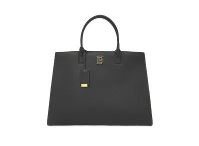 BURBERRY Medium Grainy Leather Francis Bag "Black"