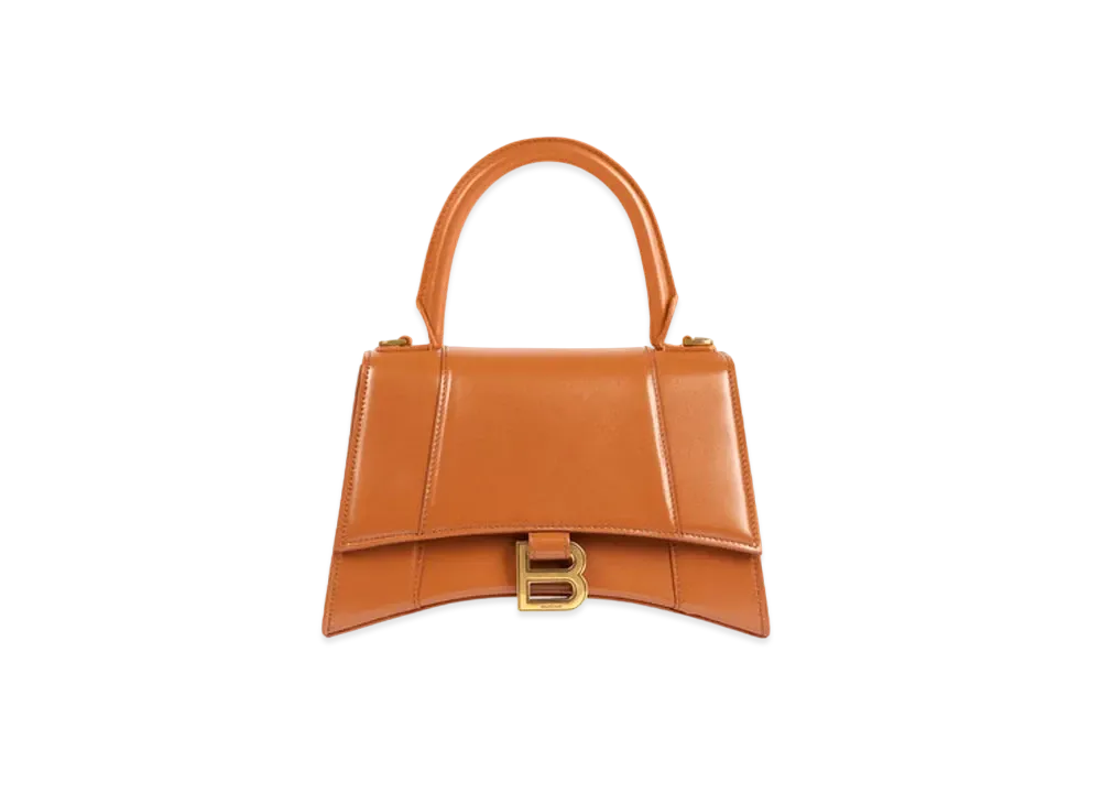 BALENCIAGA Hourglass Top Handle Small Bag "Beige"