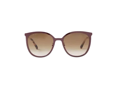Jimmy Choo Oria Cat Eye Sunglasses With Swarovski Crystals "Copper Gold"