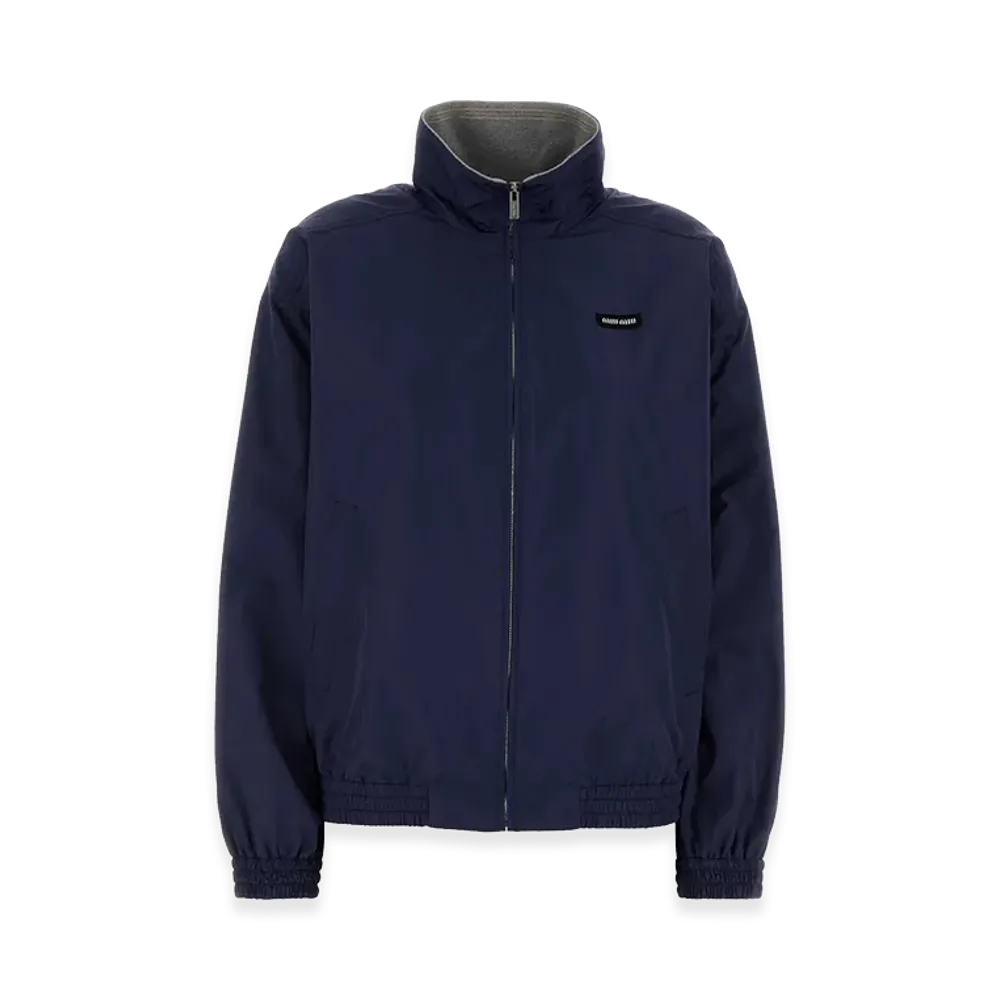 MIU MIU Women's Polyester Windbreaker "Blue"