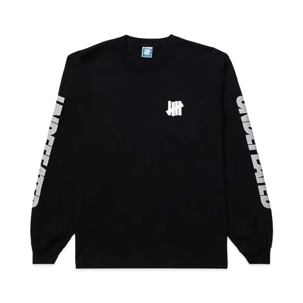 UNDEFEATED LOCKUP L/S TEE - 80313 "Black"