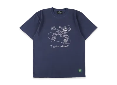 WIND AND SEA x Parappa The Rapper Parappa Pensil Art Tee "Navy"