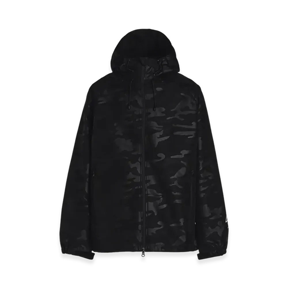 WILDSIDE YOHJI YAMAMOTO Inazuma Shell Hoodie "Black/Grey"