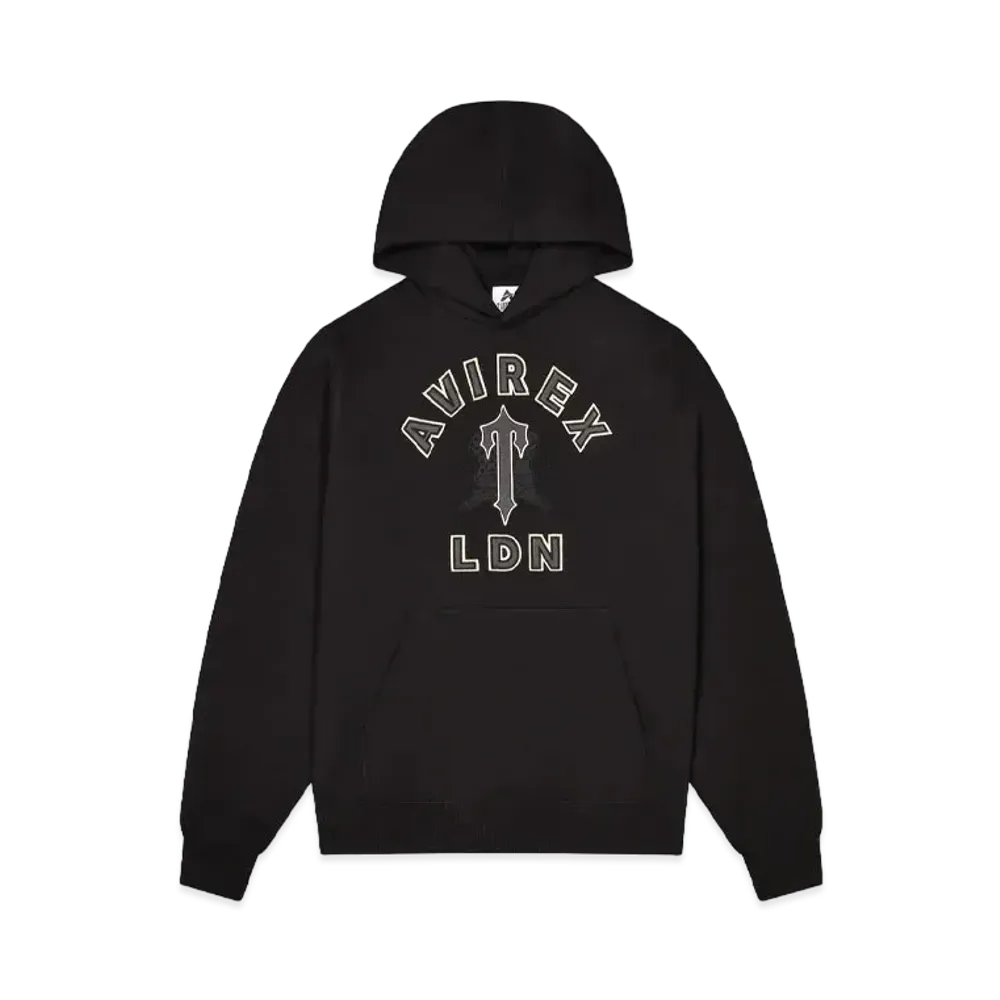 TRAPSTAR Trapstar X Avirex Hoodie "Black"