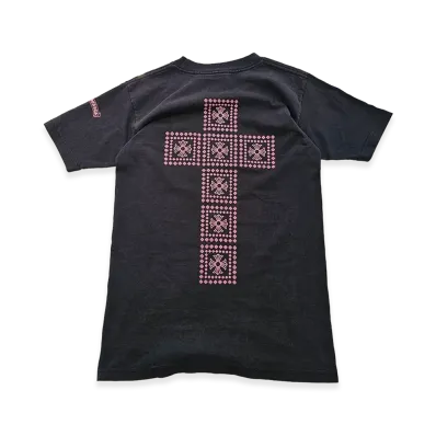 Chrome Hearts CH Plus Block Cross Back Print S/S T-Shirt "Black/Pink"