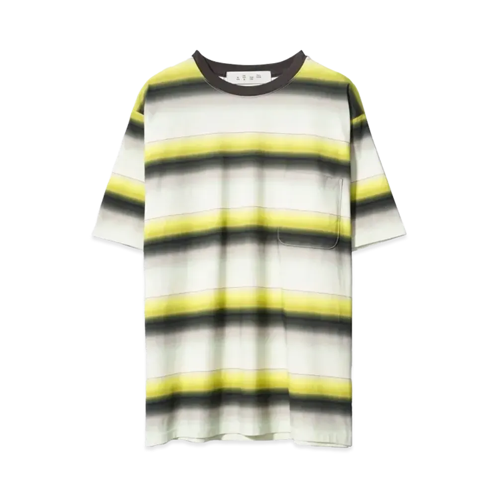 Bal GRADIENT STRIPE CREW NECK TEE "MINT"