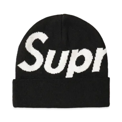 Supreme Big Logo Beanie "Black"