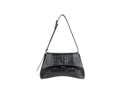 BALENCIAGA Women's Downtown Small Shoulder Bag "Black"
