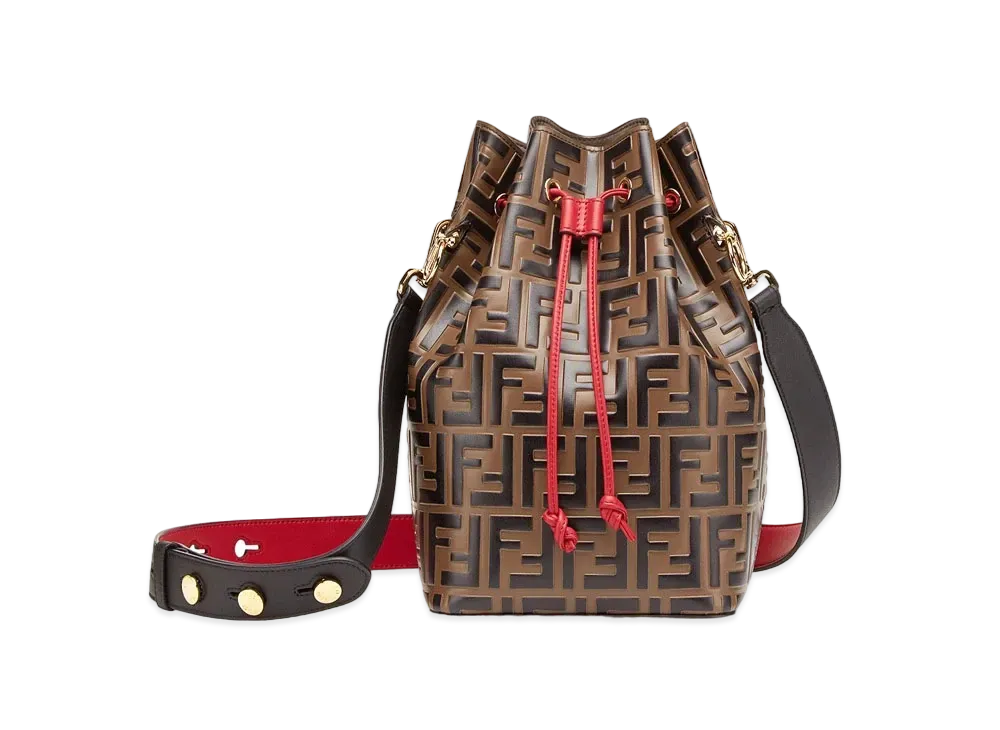 FENDI Mon Tresor Leather Bag "Multicolor"