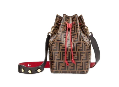 FENDI Mon Tresor Leather Bag "Multicolor"
