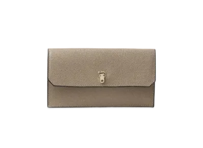 Valextra City Wallet "Oyster Gray"