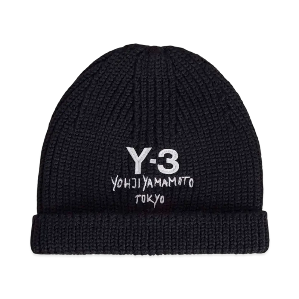 Y-3 Chunky Knit Beanie "Black"