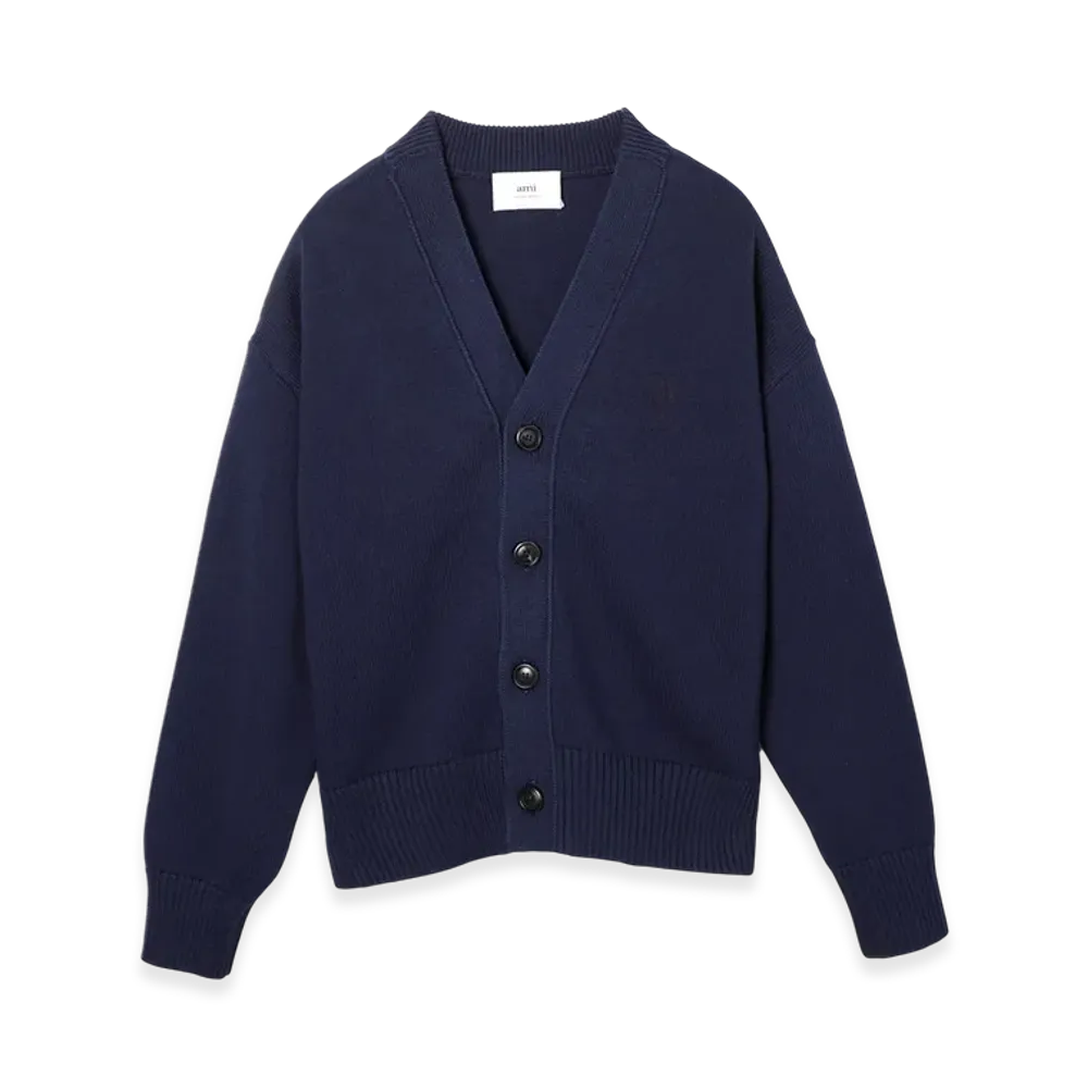 AMI PARIS De Coeur ADC Cardigan "Nauticblue"