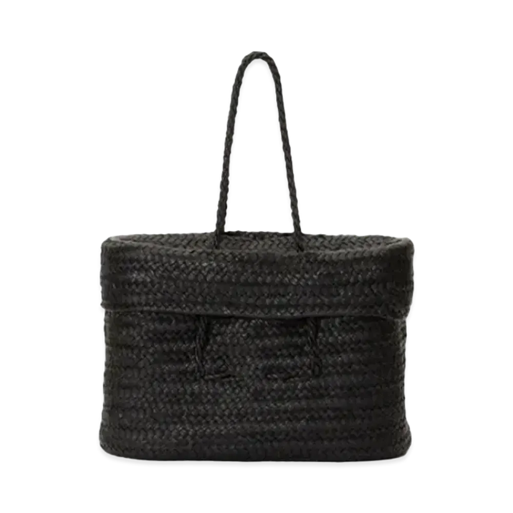 Aeta Lidded Basket L "Black"