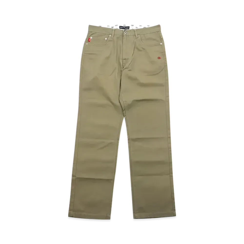 Stussy x Dickies Chanel Logo Embroidery Chino Pants "Beige"