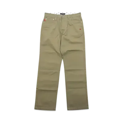 Stussy x Dickies Chanel Logo Embroidery Chino Pants "Beige"