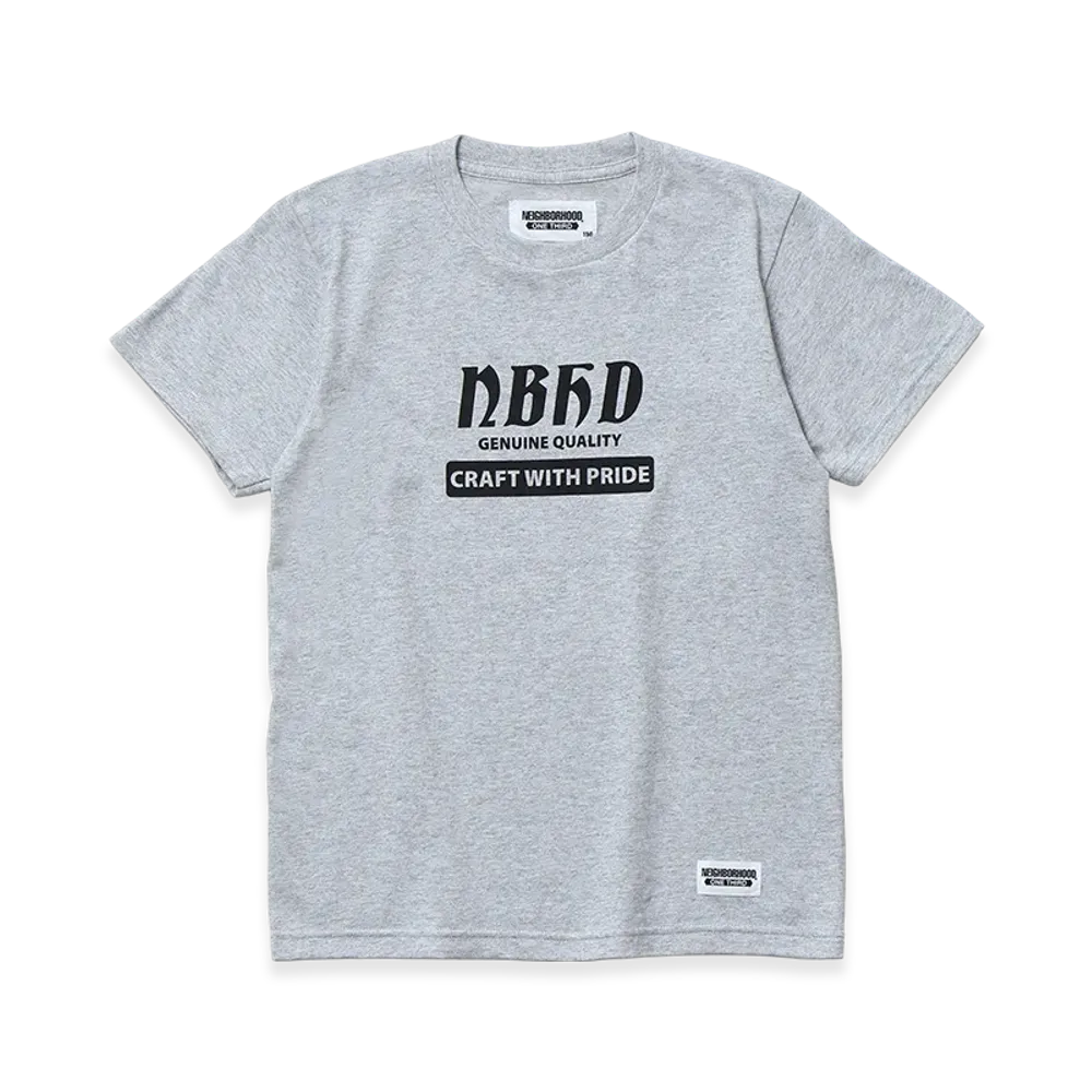 NEIGHBORHOOD One Third Kids OT. Tee SS-3 "Gray"