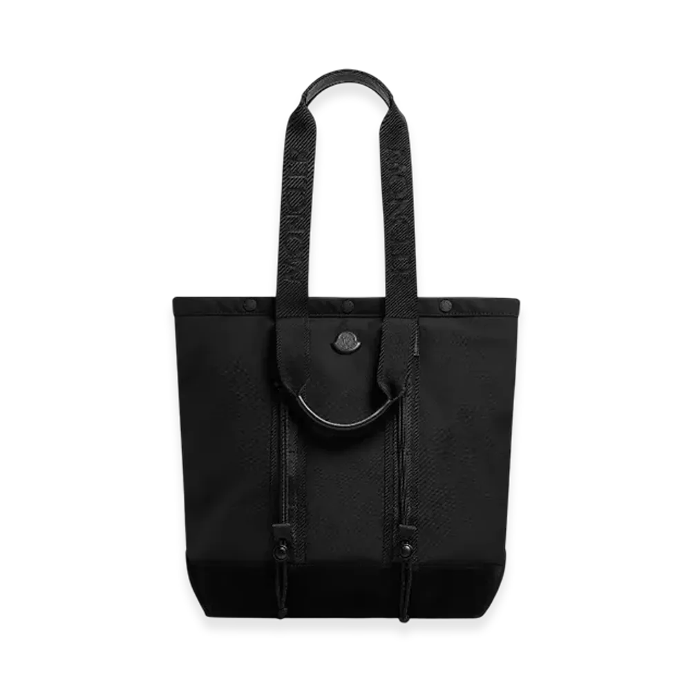 MONCLER Tech Water-Repellent Small Tote Bag "Black"