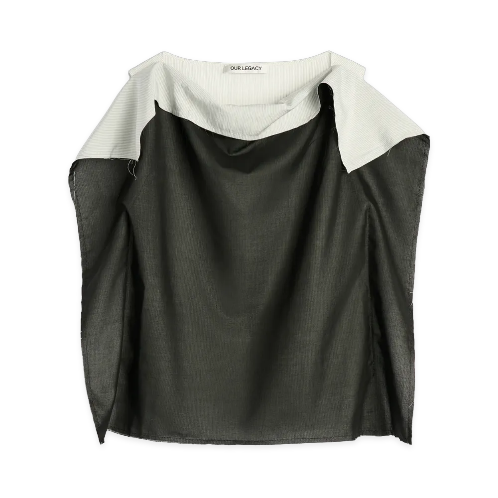 OUR LEGACY Women's Raw Top "Midnight Line Stripe Modalux"