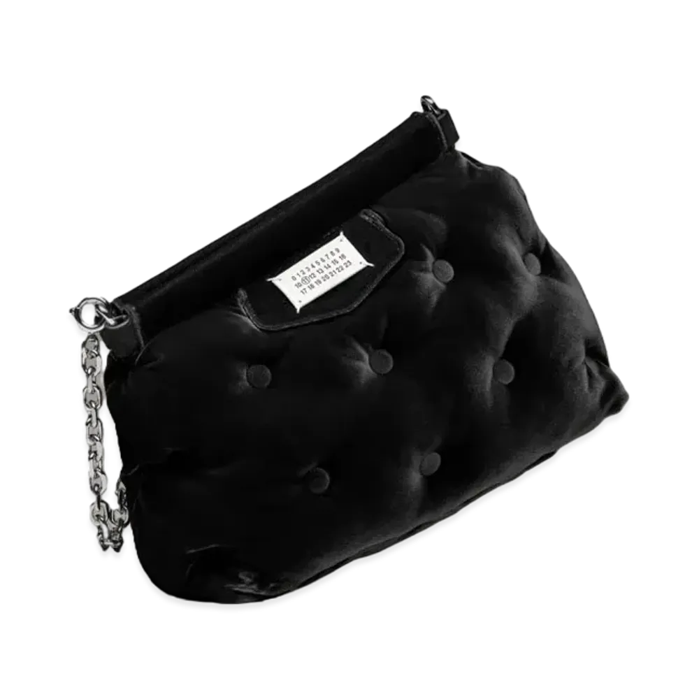 Maison Margiela Glam Slam Classique Small Velvet "Black"