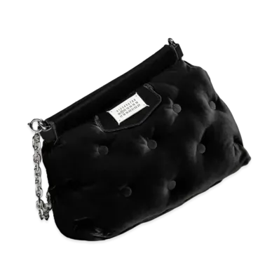 Maison Margiela Glam Slam Classique Small Velvet "Black"