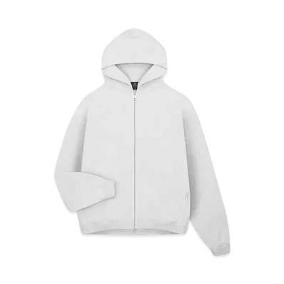 REPRESENT Initial Oversized Zip Hoodie "Ice Grey Marl"