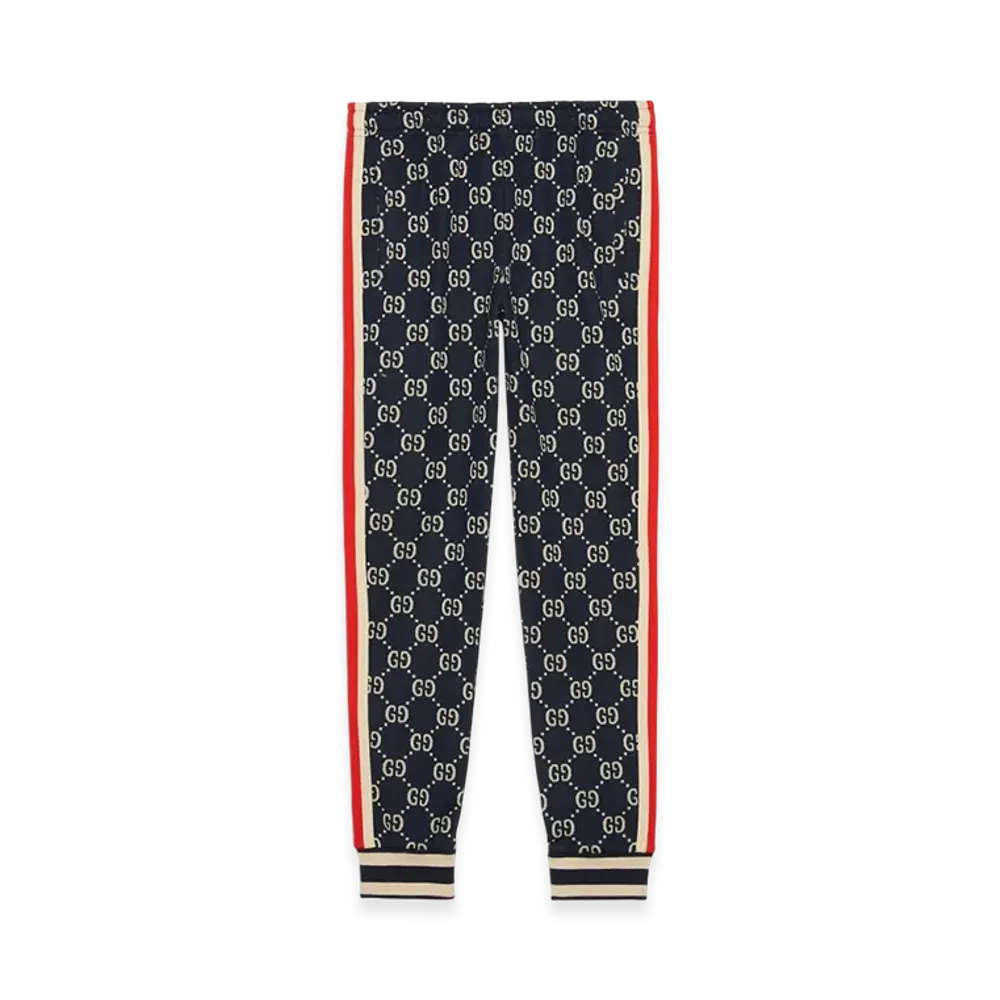 GUCCI GG Jacquard Jogging Pant "Navy"