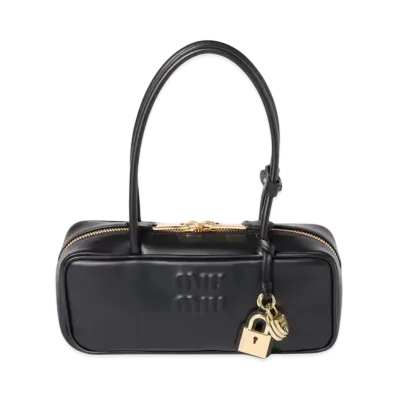 MIUMIU Beau Leather Bag Small "Black"
