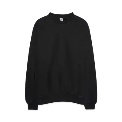 ndx Classic Sweatshirt Crossgrain (505g/m2) "TRUE BLACK"
