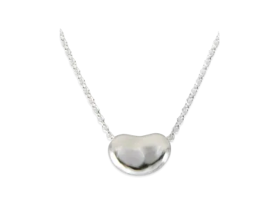 Tiffany & Co. Bean Pendant Necklace Accessory "Silver"