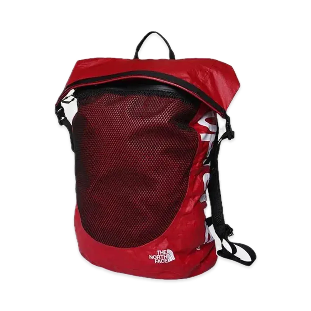 Supreme x The North Face Waterproof Backpack "Red"