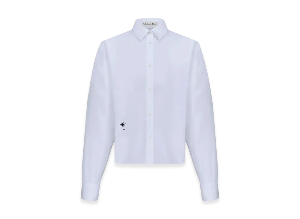 Dior Women's Cotton Poplin Blouse "White"