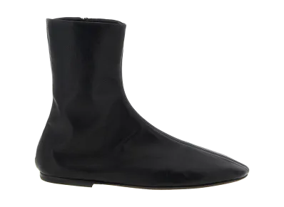 DRIES VAN NOTEN Women's Leather Oxford Shoes "Black"