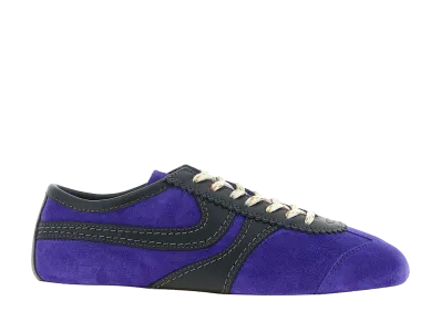 DRIES VAN NOTEN Women's Suede Sneakers "Purple"