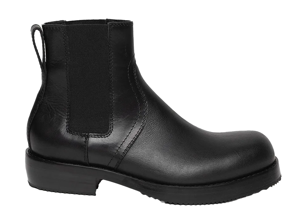 DRIES VAN NOTEN Leather Chelsea Boots "Black"