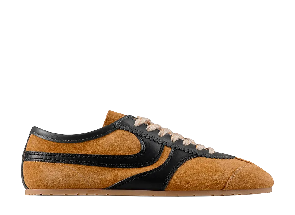 DRIES VAN NOTEN Suede Sneaker "Beige"