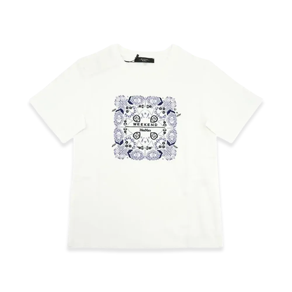 Weekend Max Mara West Butterfly Logo T-Shirt "White"
