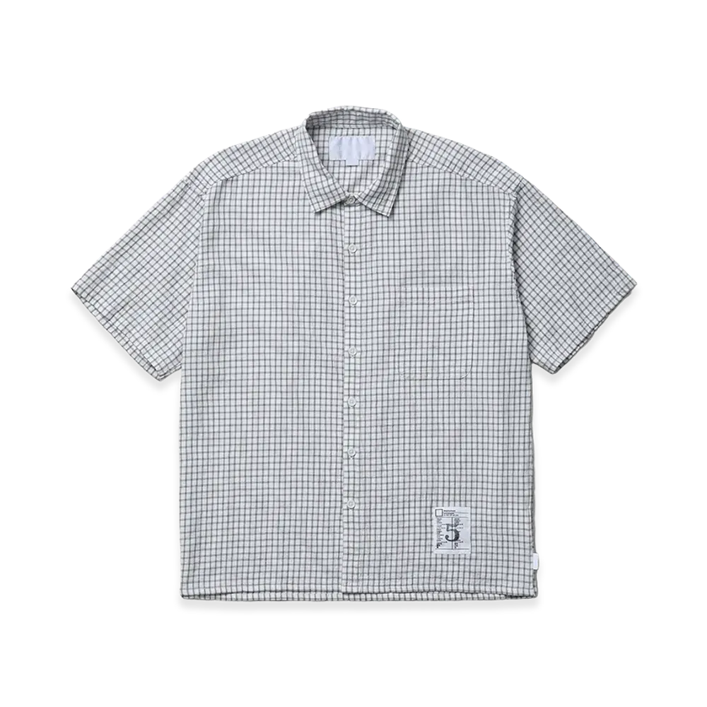 NEIGHBORHOOD BW . Check Shirt SS "White"