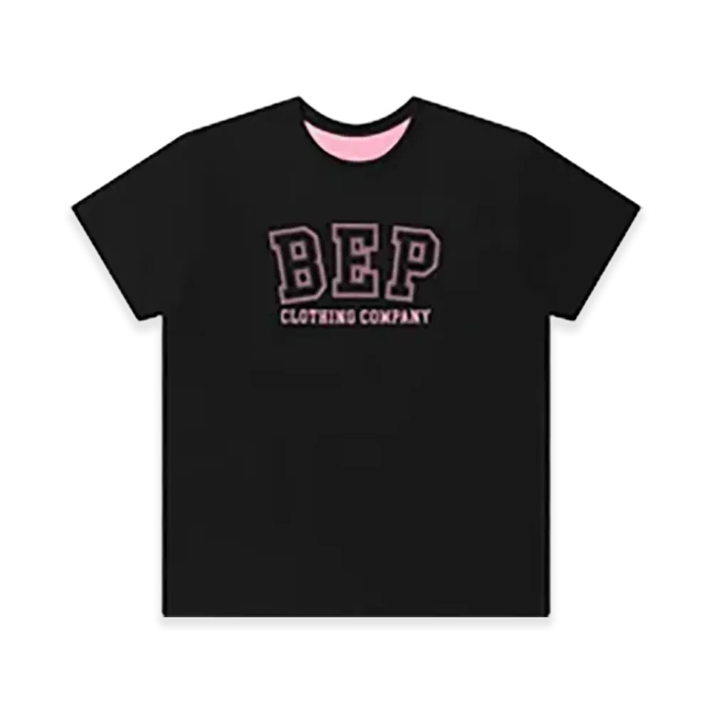 BlackEyePatch OG Boy Reversible College Tee "Black/Pink"